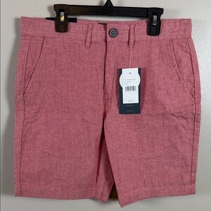 Jachs Men's Flat Front Pink Chino Cotton Shorts - Classic Summer Style